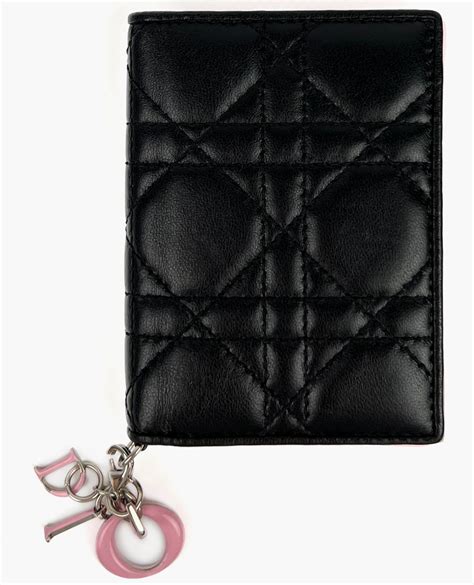 lady dior flap card holder.